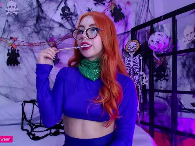 Bilder Aliceowenn ♥Happy Halloween, come to my spooky room to enjoy my company trick or treat♥Control my domi 100tks in pvt @remain Anal plug in my asshole and dildo in my wet vagina @total